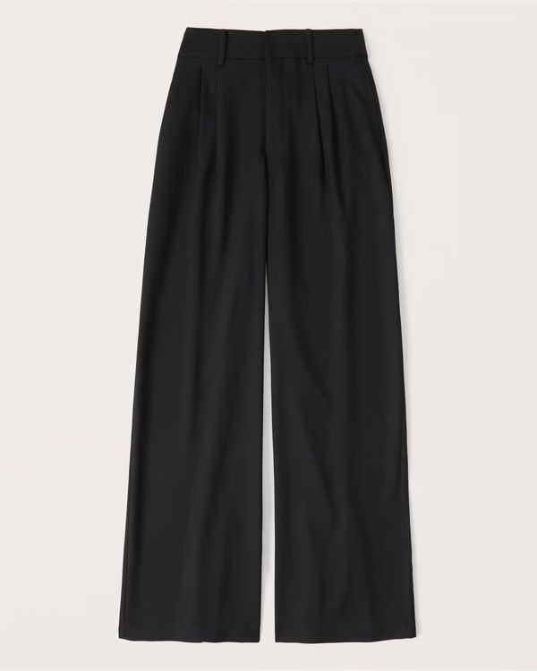 Women's Elevated Wide Leg Pants | Women's | Abercrombie.com | Abercrombie & Fitch (US)