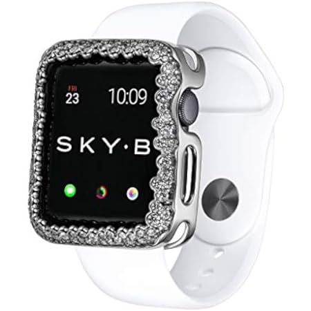 SKYB Triple Halo Silver Protective Jewelry Case for Apple Watch Series 1, 2, 3, 4, 5 Devices - 38mm | Amazon (US)