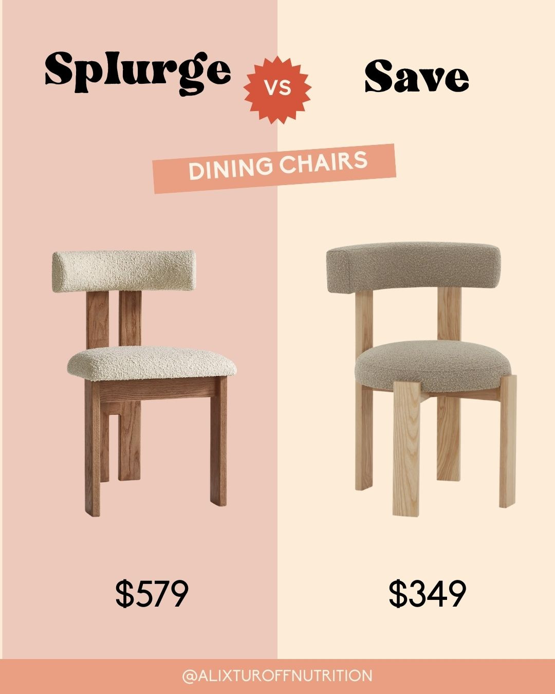 I love the look of these chairs but when you need 6+, it definitely adds up! I can't believe how good this lower price option is! 

 

#LTKHome