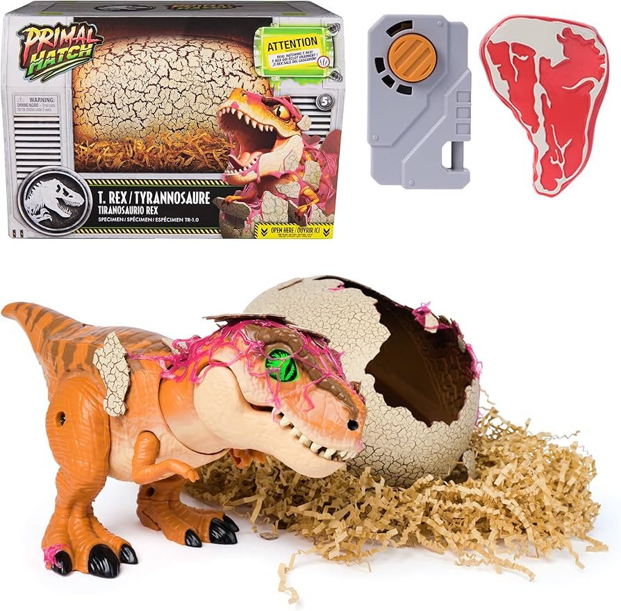 Jurassic World Interactive Toy Dinosaur & Egg, Hatch & Train Your own Baby Dino with 100+ Sounds ... | Amazon (US)