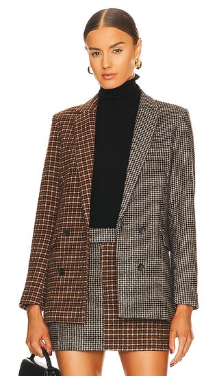 Cody Blazer in Mixed Mini Check | Revolve Clothing (Global)