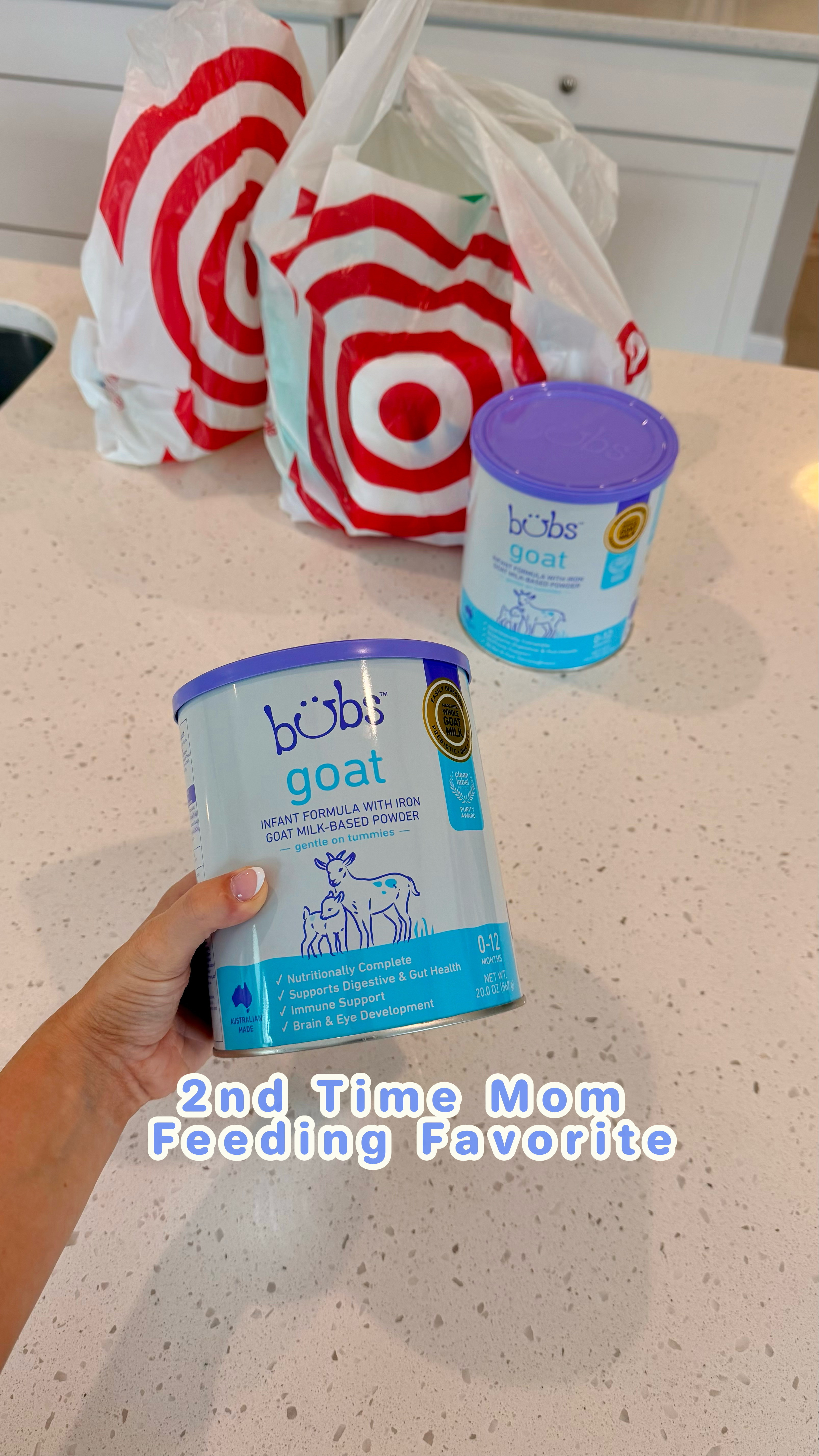 #Ad Getting our bottle station started and sharing one of the products we chose for our feeding plan this time 🤍 After researching options, I felt really good about Bubs! I was drawn to the nutrient-rich whole milk, clean-label ingredients, and that it’s designed with sensitive tummies in mind. Bonus that I can grab it at Target while doing all my other baby prep.
Linked it here if you’re researching feeding options too ✨
@Target  @aussiebubsofficial
 #ad #TargetPartner #Bubs #GOATofGoatMilk #BubsatTarget

#LTKmomlife #LTKBaby #LTKBump
