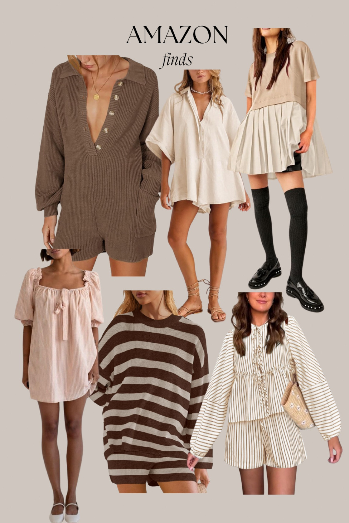 Recent Amazon finds // free people dupe // chocolate brown

#LTKFindsUnder50 #LTKSeasonal #LTKFindsUnder100