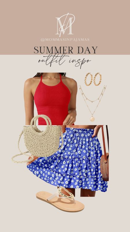 Isn't this so cute for Memorial Day Weekend?? Nothing screams summer like red, white, and blue! Memorial Day look, summer cookout look, summer outfit, bigger bust friendly tank

#LTKParties #LTKStyleTip #LTKFindsUnder50