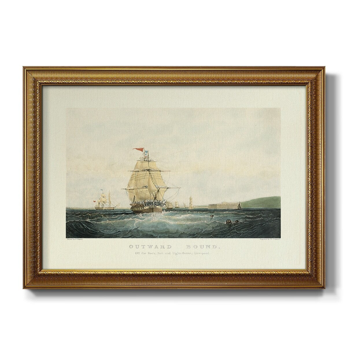 Wexford Home Outward Bound Premium Framed Canvas- Ready to Hang 18X27 - Gold | Walmart (US)
