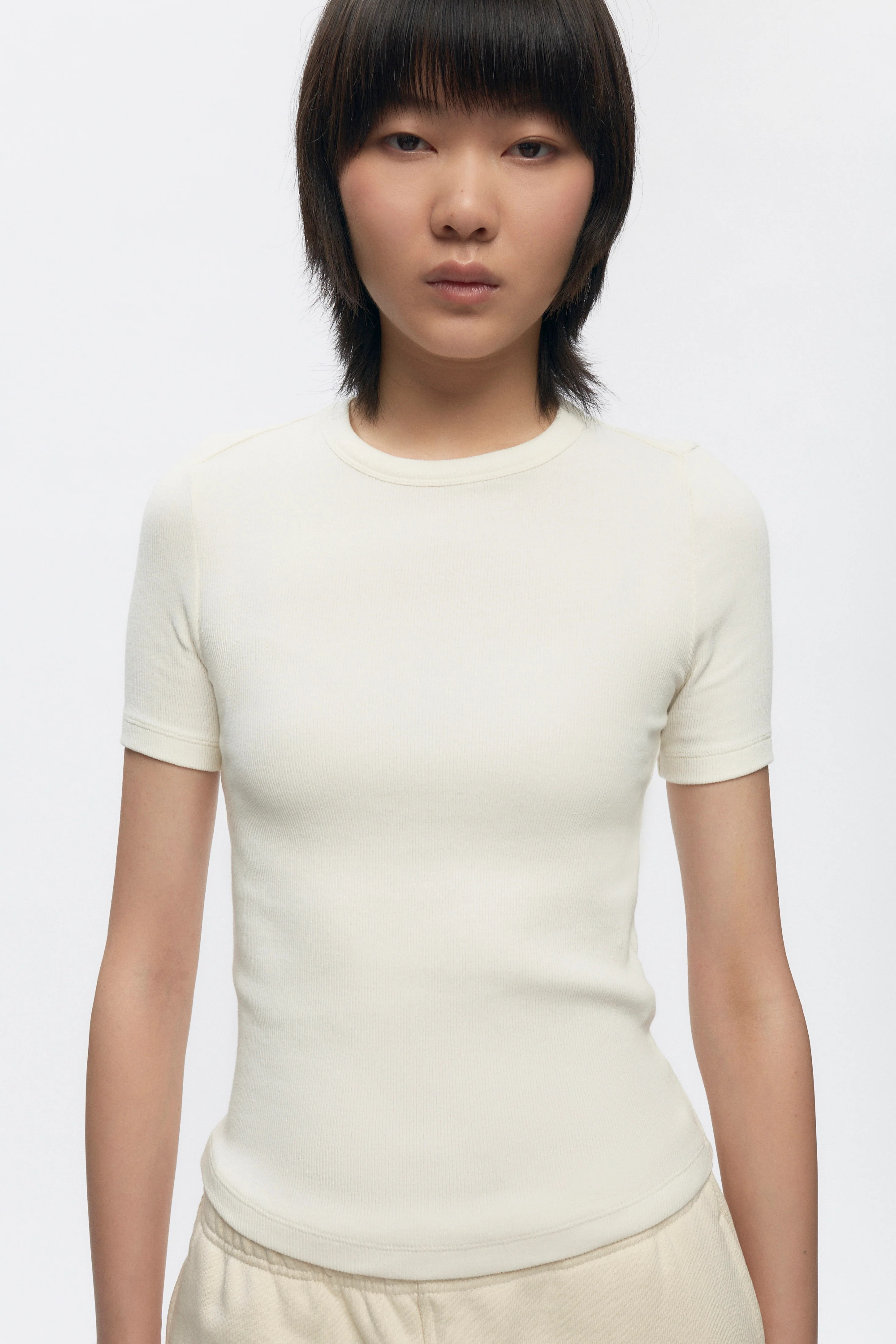 Women's Fitted Rib Tee | Kotn