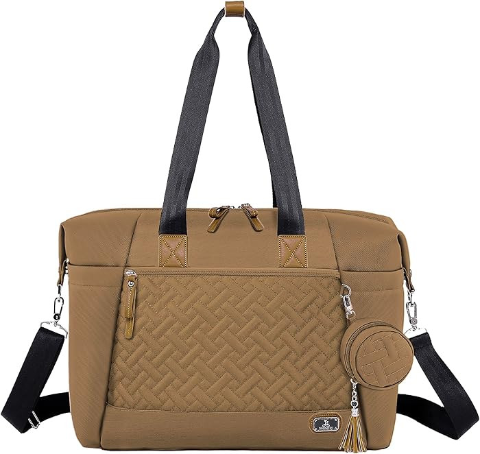 Dikaslon Diaper Bag Tote, Large Travel diaper tote for Mom and Dad, Multifunction baby tote bag f... | Amazon (US)
