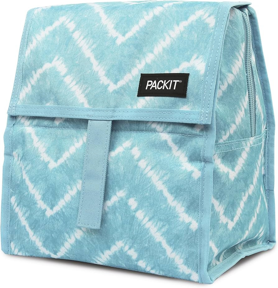 Packit, Lunch Bag Freezable Aqua Tie Dye | Amazon (US)