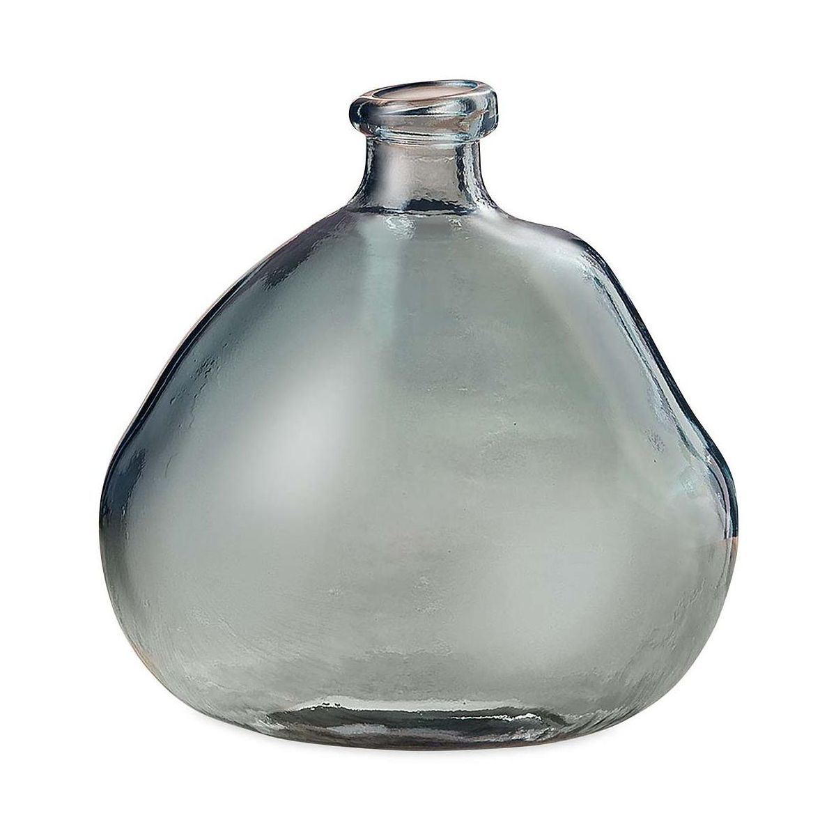 VivaTerra Askew Recycled Glass Balloon Vase, 9" | Target