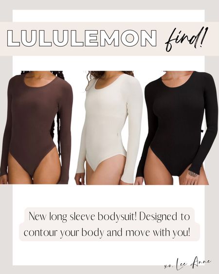 The softest bodysuit from Lululemon! 

Lee Anne Benjamin 🤍

#LTKcurves #LTKfit #LTKworkwear