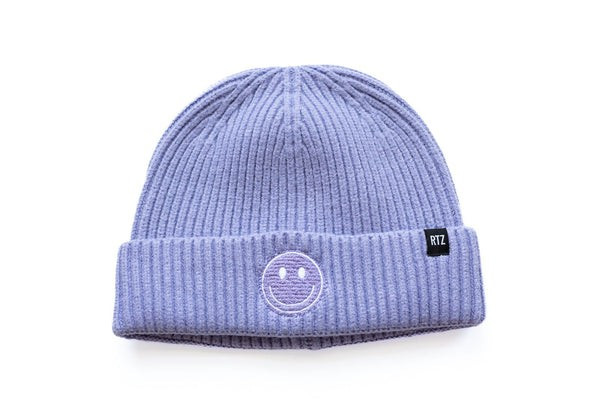 Rey to Z // Amethyst Smiley Beanie | June & January | June & January