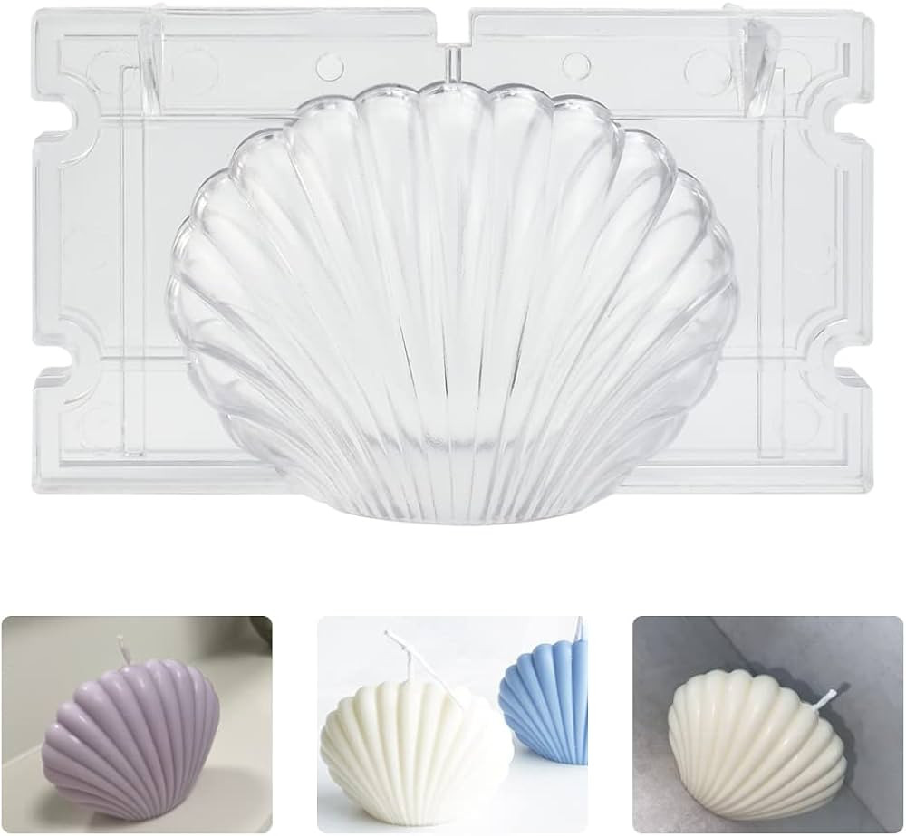 Favengo Kerzenherstellung Schimmel Muschel Kerzenform zum gießen Muschelform kerze Groß Kerzeng... | Amazon (DE)