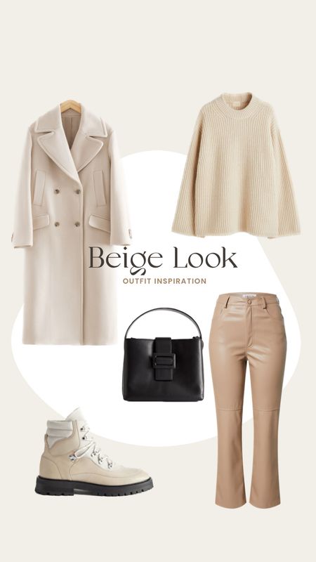 Creamy beige look with a timeless wool coat and a soft jumper. With the stylish boots the outfit is perfect for the colder days.

#beige look #beige coat #wool coat #winter look #cosy outfit #casual outfit



#LTKstyletip #LTKSeasonal #LTKeurope