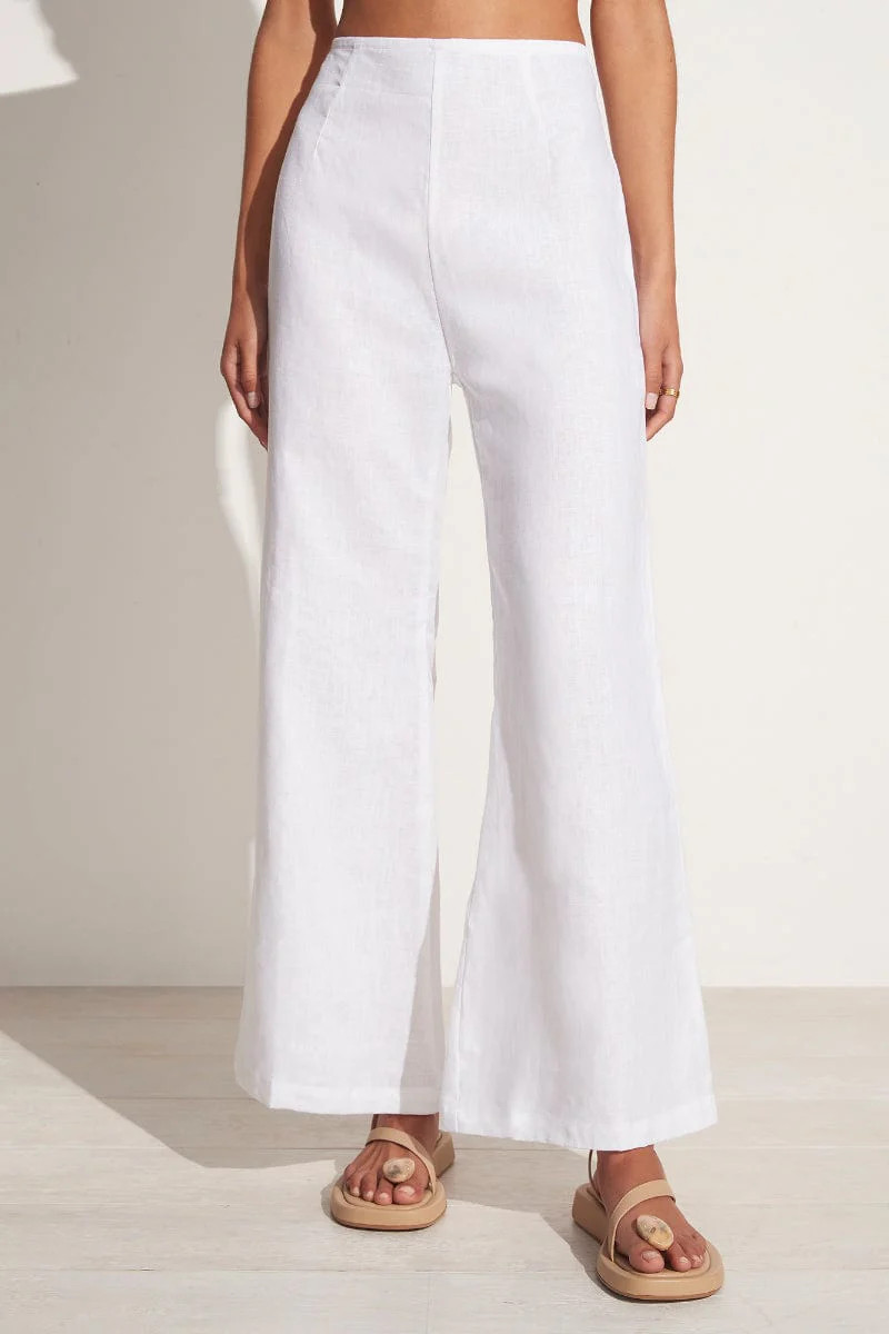 Ottavio Pants White | Faithfull (AU)