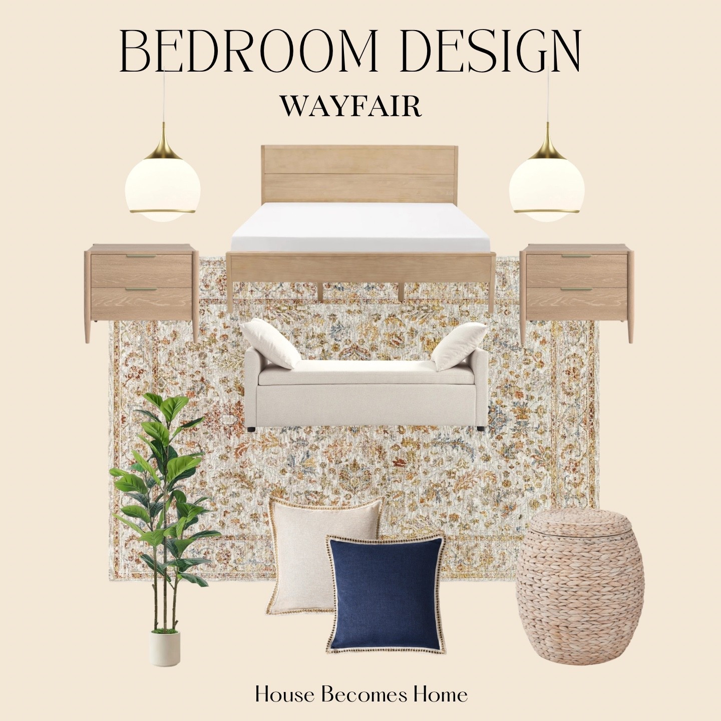 Bedroom design wayfair 🙌🏻🙌🏻

Spring bedroom refresh, modern neutral bedroom decor, neutral transitional style bedroom 

#LTKSeasonal #LTKHome