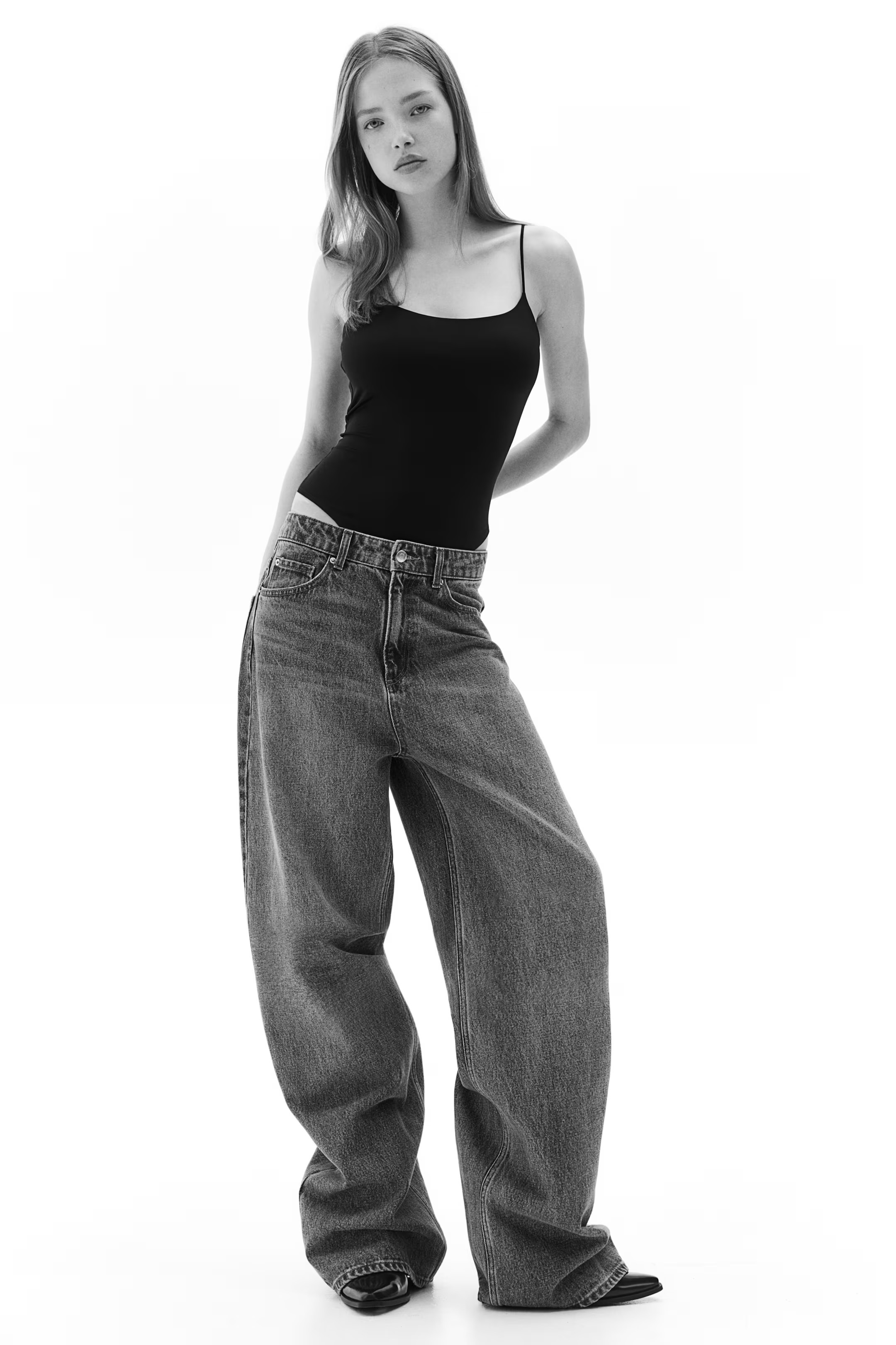 Thong Bodysuit with Narrow Shoulder Straps | H&M (US + CA)