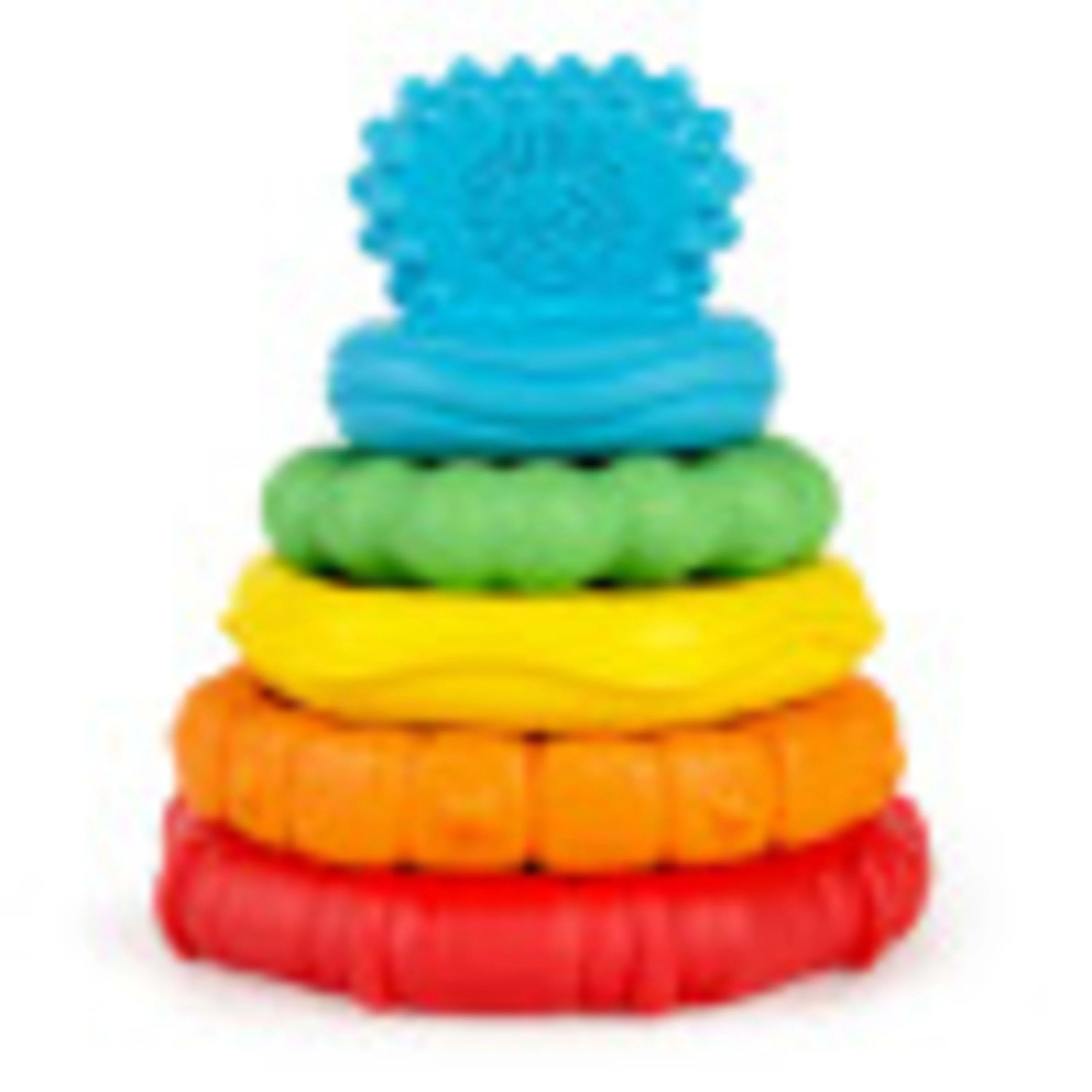 Baby Einstein Stack & Teethe Multi-Textured Easy-to-Grasp 5-Piece Teether Toy Set, Ages 3 months ... | Walmart (US)