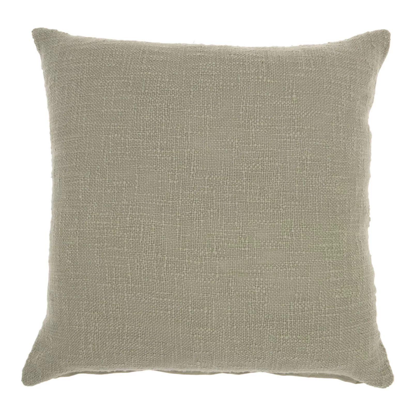 Mina Victory Lifestyles Solid Woven Cotton Throw Pillow | Kohl's