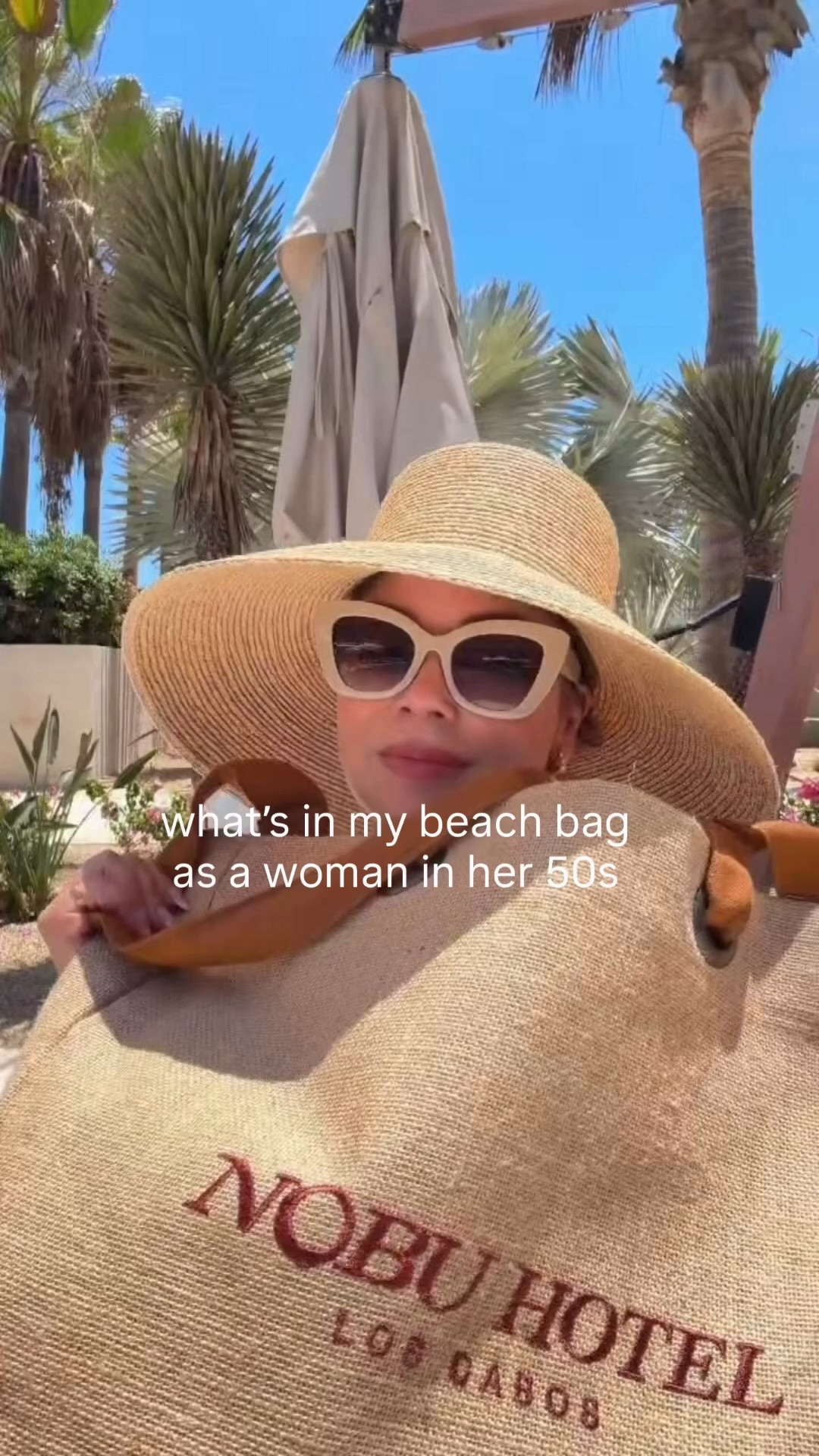 WHAT’S IN MY BEACH BAG…AS A WOMAN IN HER 50s ☀️👙

Because at this age, going to the pool requires slightly more than a towel and a pair of sunglasses. 😂

📖 How to Menopause by Tamsen Fadal: You don’t get a medal for suffering in silence. The more we know about what’s happening to our bodies, the better we can advocate for ourselves.

☀️ Summer Fridays Face Sunscreen: NON-NEGOTIABLE. Sun exposure can make dark spots and melasma worse, so SPF is always in the bag...and the hat stays ON.

✨ Jones Road Miracle Balm: I call this LIFE for the face. 😂 A little on my cheeks, lips or eyelids and suddenly I look alive again. Lightweight, easy and perfect for vacation.

💋 Jones Road Lip Recharge: Hydration + a little color = done.

💦 ELEMIS Superfood Face Mist: Basically a cold drink of water for my face when it’s hot outside.

➰ Surface Curls Replenish Spray: Because pool + sun + curls requires backup. 😂

And that's it!

One thing I’ve learned in my 50s: taking care of yourself isn’t high maintenance. It’s a luxury worth giving yourself.❤️

I linked everything in my LTK so you can easily find my beach-bag favorites. 🛍️

What’s the ONE thing that never leaves your beach bag? Tell me below! 👇

#styleover50 #over50 #over50style #midlifewomen #over50andfabulous