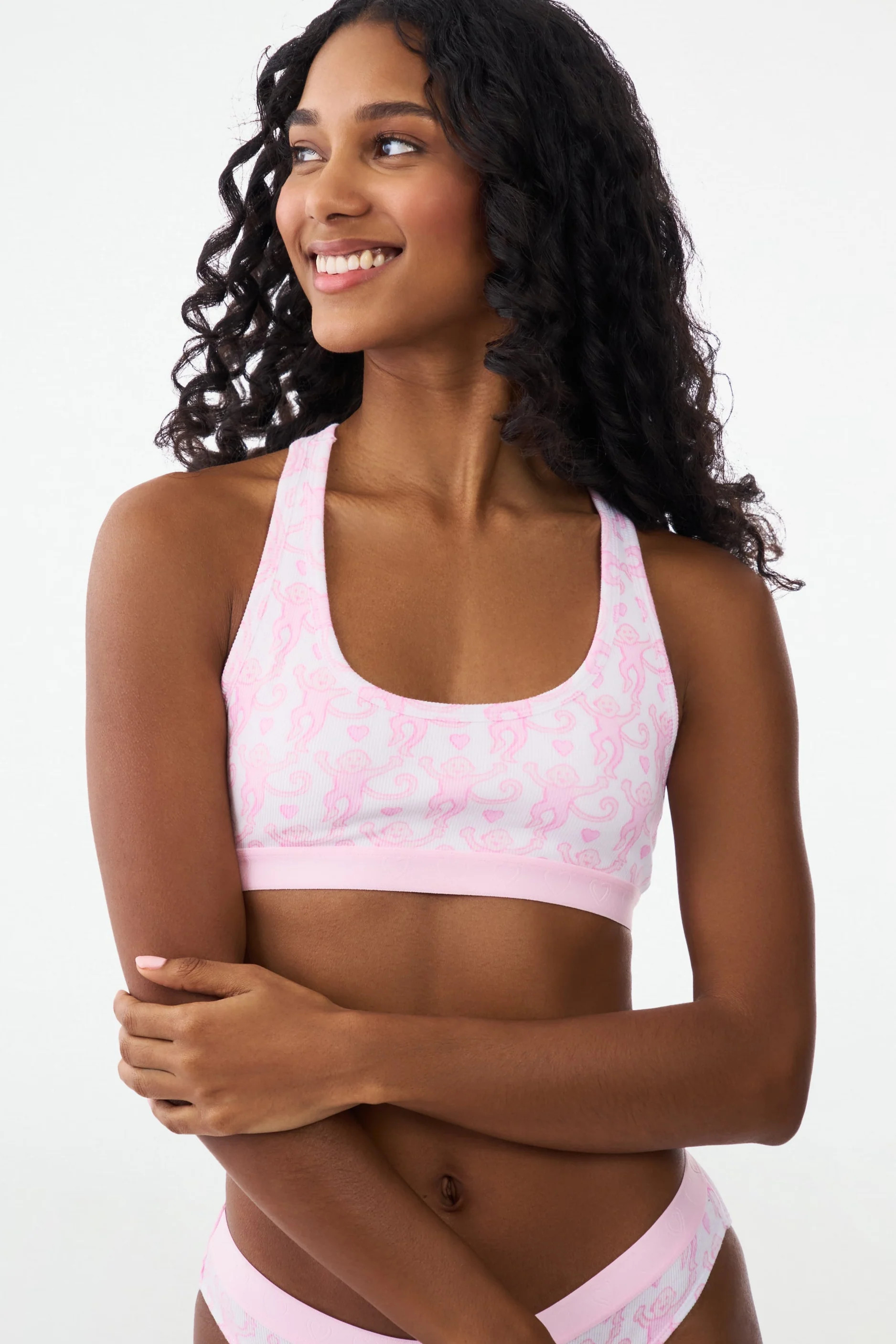 Lovely Monkey Madison Racerback Bralette | Roller Rabbit | Roller Rabbit