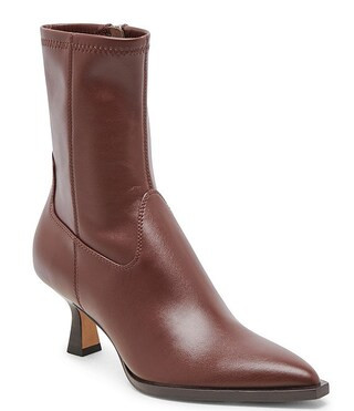 Arya Leather Pointed Toe Booties | Dillard's