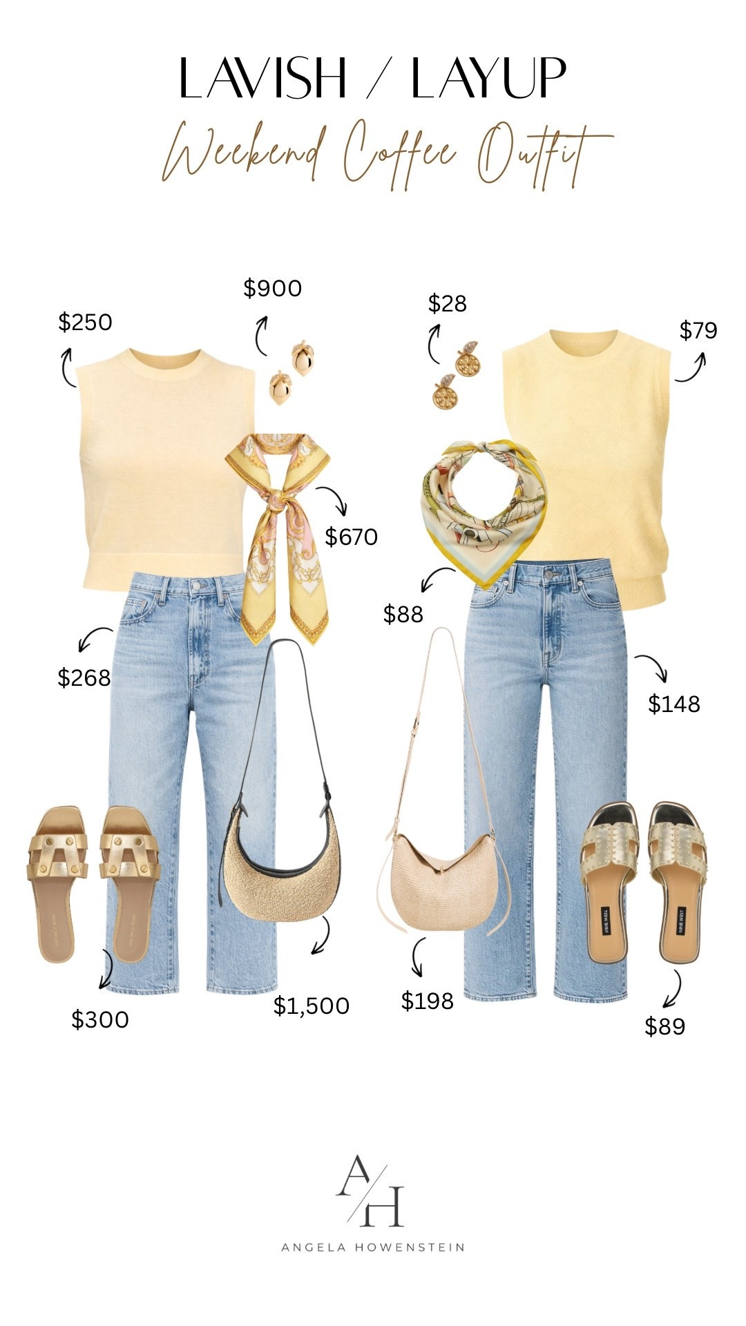 Lavish vs Affordable Weekend Coffee Outfit. 

#LTKOver40 #LTKootd