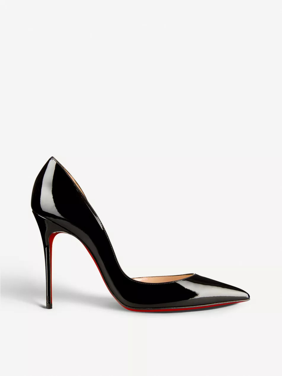 Iriza 100 patent-leather courts | Selfridges