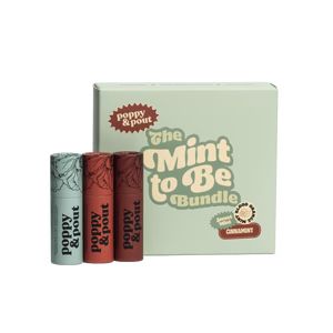 Lip Balm Trio "Mint to Be" Gift Set | Poppy & Pout