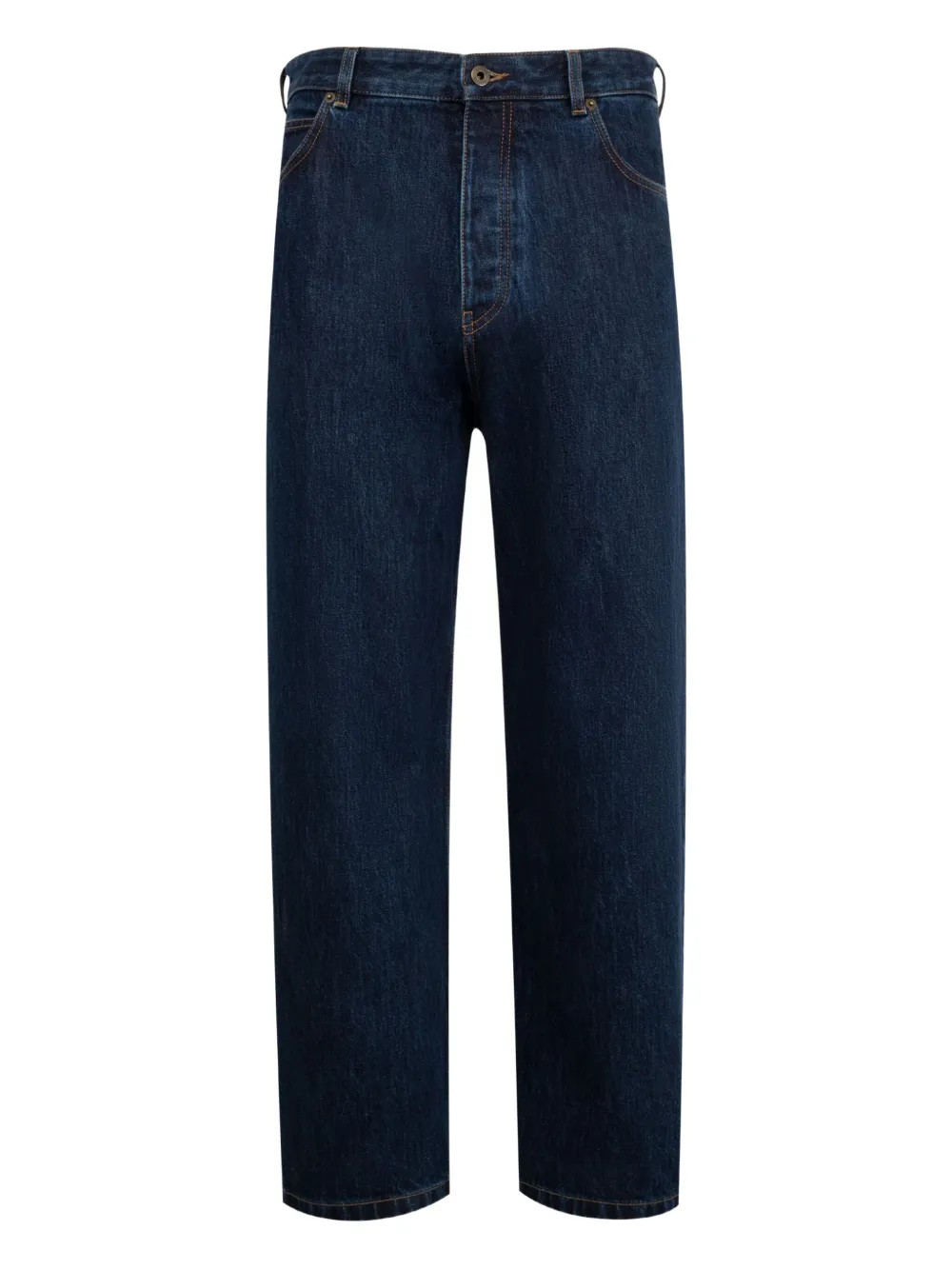 LOEWE embossed-logo Jeans | Blue | FARFETCH | Farfetch Global