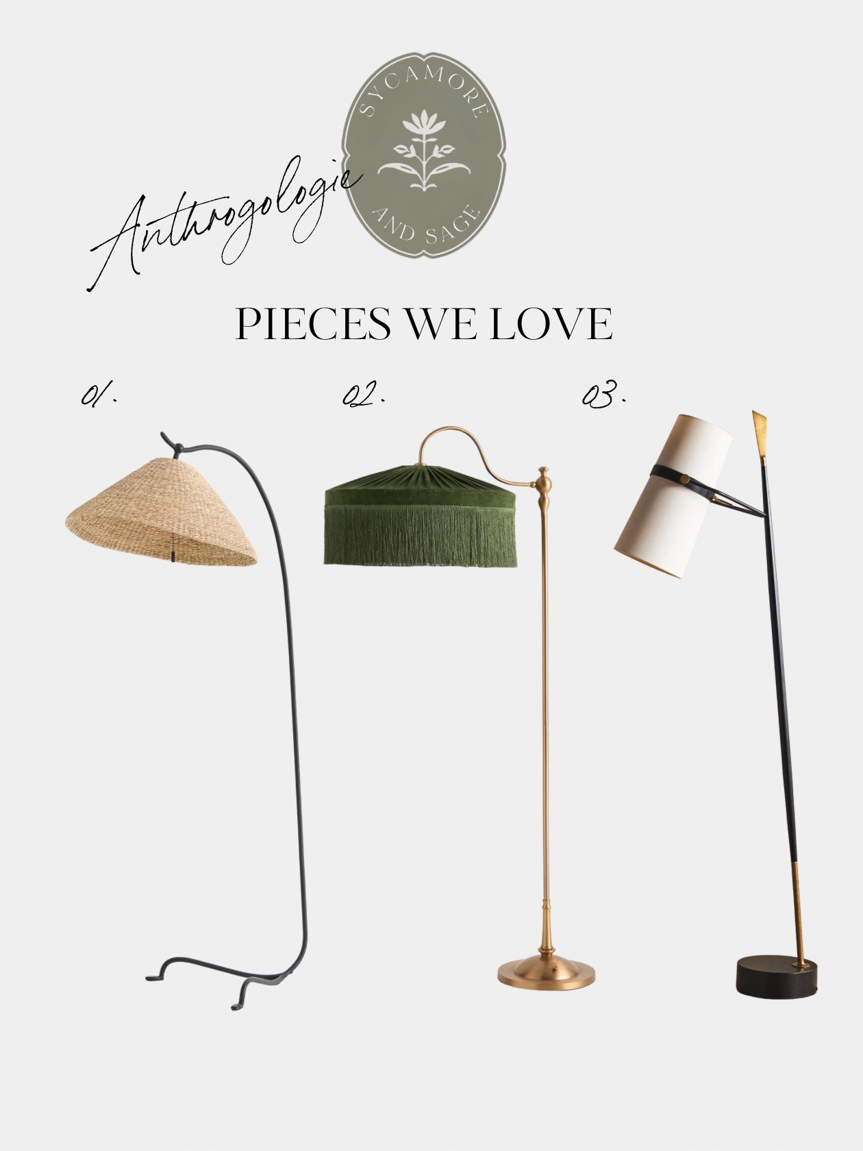 Let’s talk floor lamps—because the ones at Anthropologie are truly next level ✨ From sculptural shapes to dreamy finishes, each piece feels like functional art. Whether you’re styling a cozy reading nook or making a bold statement in the living room, these floor lamps bring the perfect mix of warmth, charm, and wow factor. Consider us officially obsessed! 💡 

#SycamoreandSage #AnthroFinds #LightingGoals #FloorLampLove #DesignDetails

#LTKHome