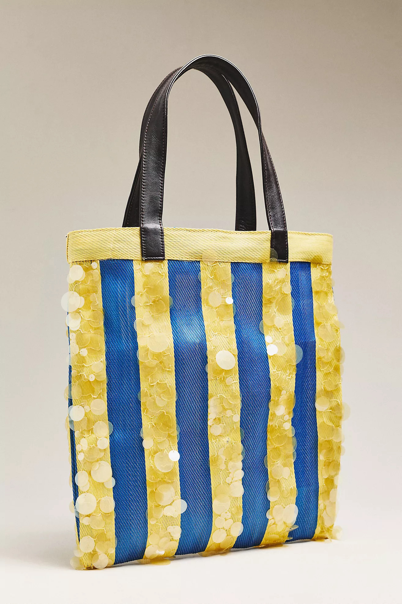 Chan Luu Striped Sequin Market Tote Bag | Anthropologie (US)
