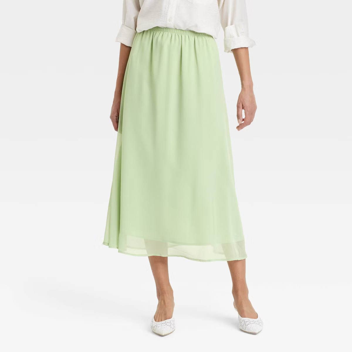 Women's Sheer Maxi A-Line Skirt - A New Day™ | Target
