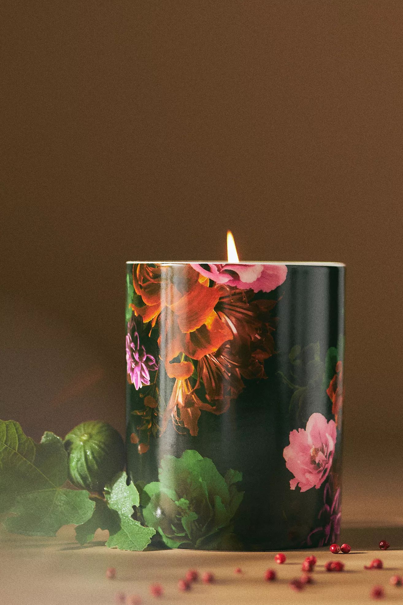Liza Fresh Fig & Pink Peppercorn Ceramic Candle | Anthropologie (US)