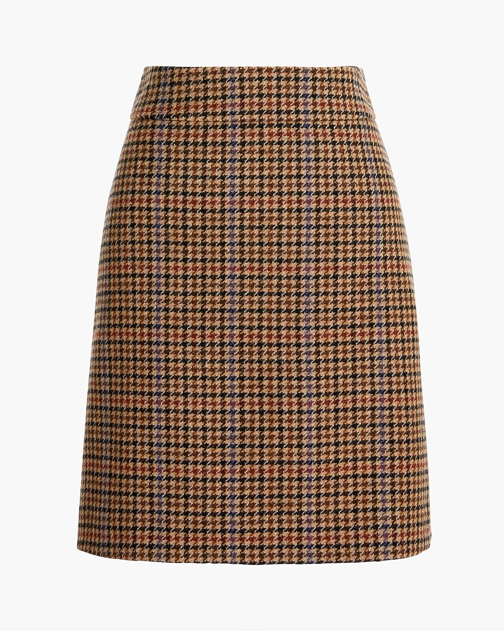 Wool-blend mini skirt in houndstooth | J.Crew Factory