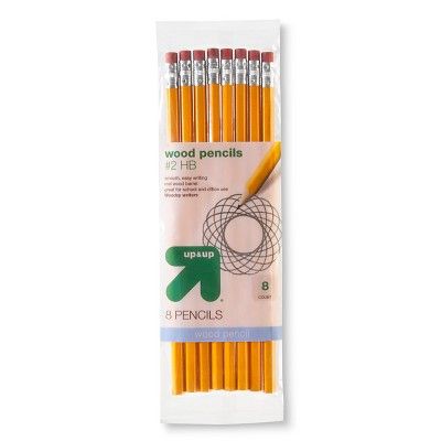 8pk #2 Wood Pencils - up & up™ | Target