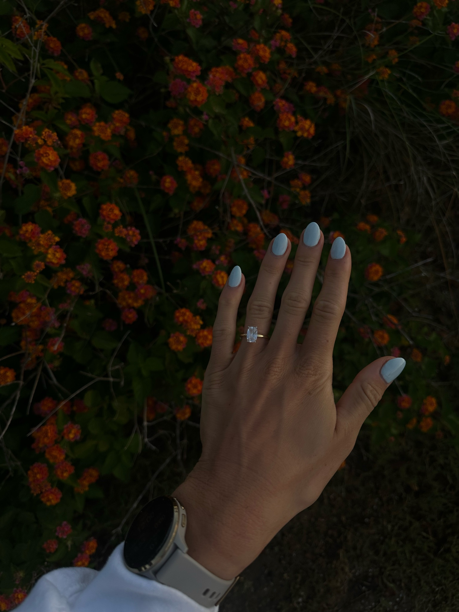 fake engagement ring for travel 