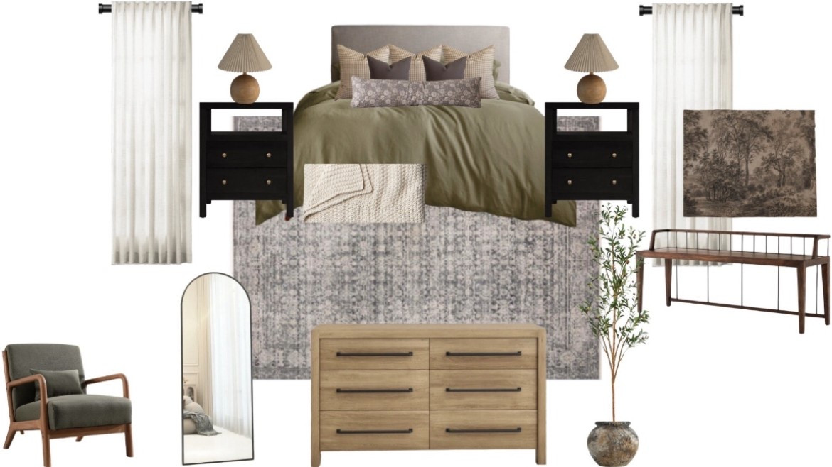 So much of this room is on sale! 
@wayfair Way Day sale!
Joss and main nightstands
Bedside tables
Dresser
Bedroom furniture 
Table lamps
Chair
Accent chair
@etsy art
@kathykuo Bench
@birchlane Bench
@wovennook pillows
@target casaluna throw blanketts
@onequincebedding
@loloi rug
@amazon tree
@walmart mirror
#liketkit
@liketk.it

#LTKHome #LTKSaleAlert