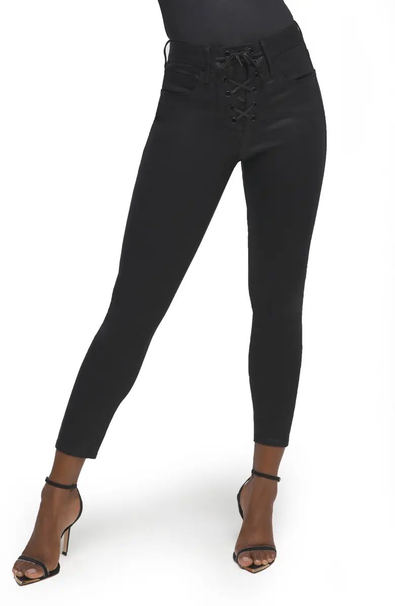 Good Waist Lace Up Skinny Jeans | Nordstrom Rack