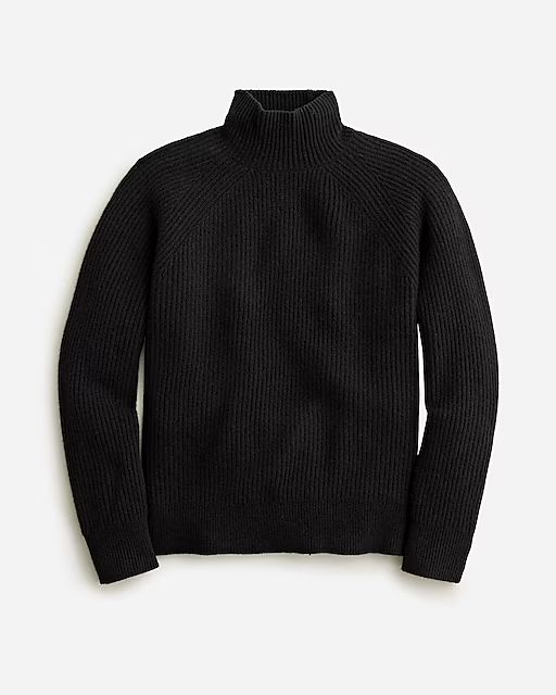 Ribbed cashmere turtleneck sweater | J.Crew US