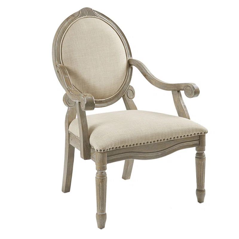 Brentwood Traditional Exposed Wood Armchair | Wayfair North America