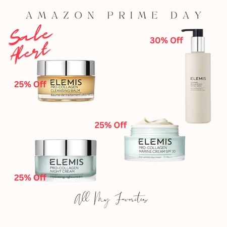 Amazon Prime Day Deals - Favorite Elemis Products. Moisturizer, night cream, cleanser, cleansing balm, and eye cream

#LTKbeauty #LTKsalealert #LTKxPrimeDay