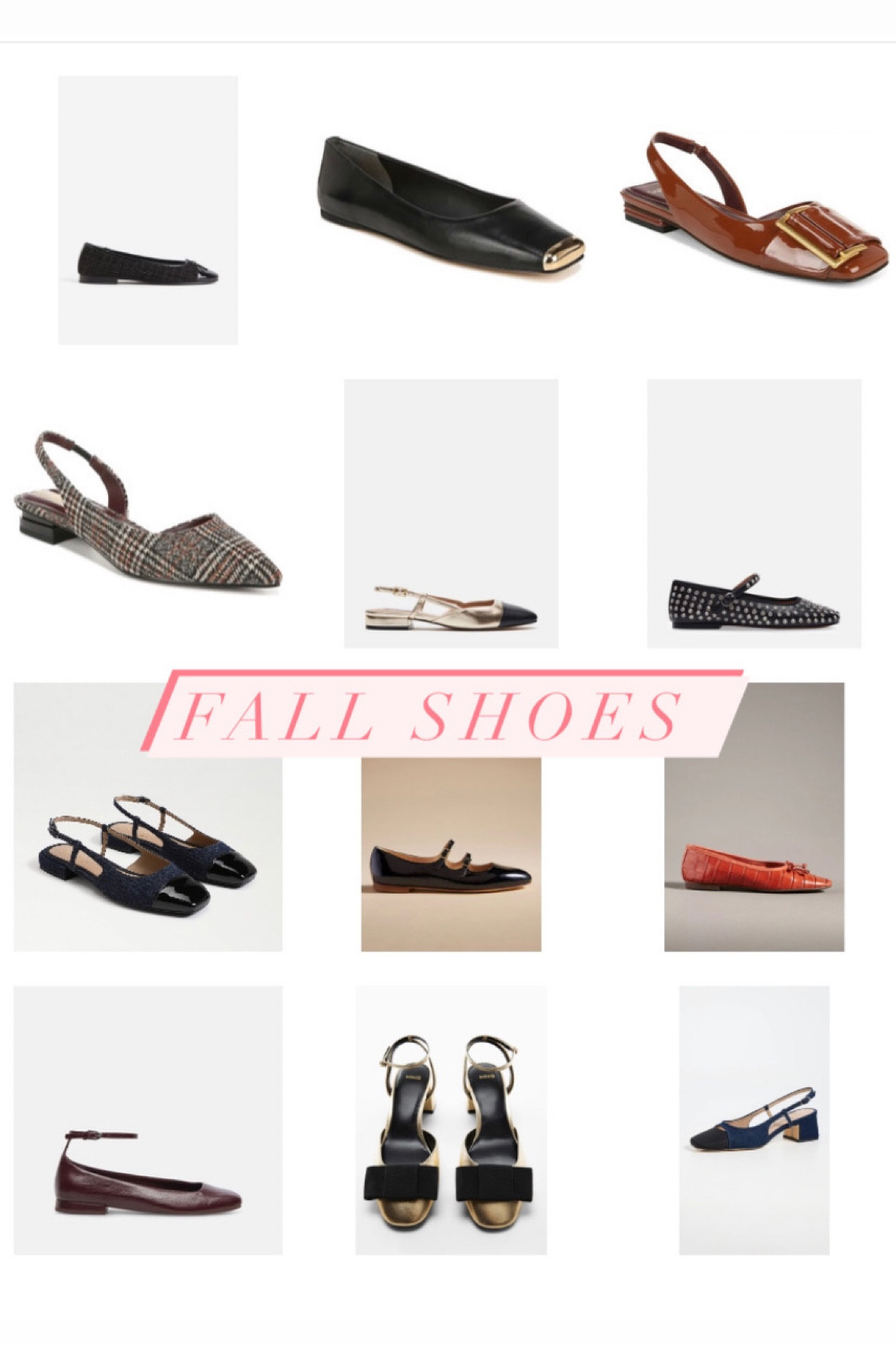 Fall shoes fall flats Mary Jane 

#LTKunder100 #LTKSeasonal #LTKshoecrush