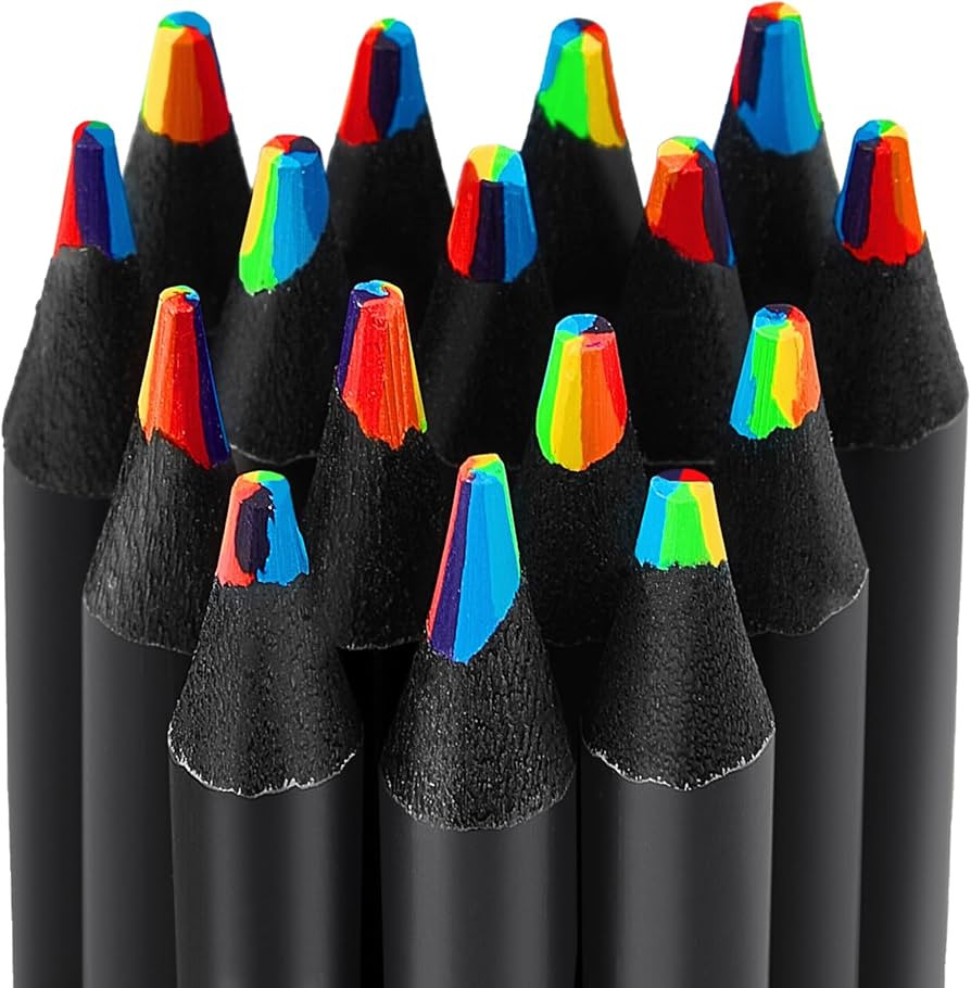 Stocking Stuffers for Kids Teens, Christmas gifts for grandkids 16 Pcs Rainbow Colored Pencils, T... | Amazon (US)