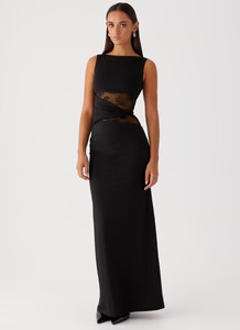 Karma Maxi Dress - Black | Peppermayo (Global)