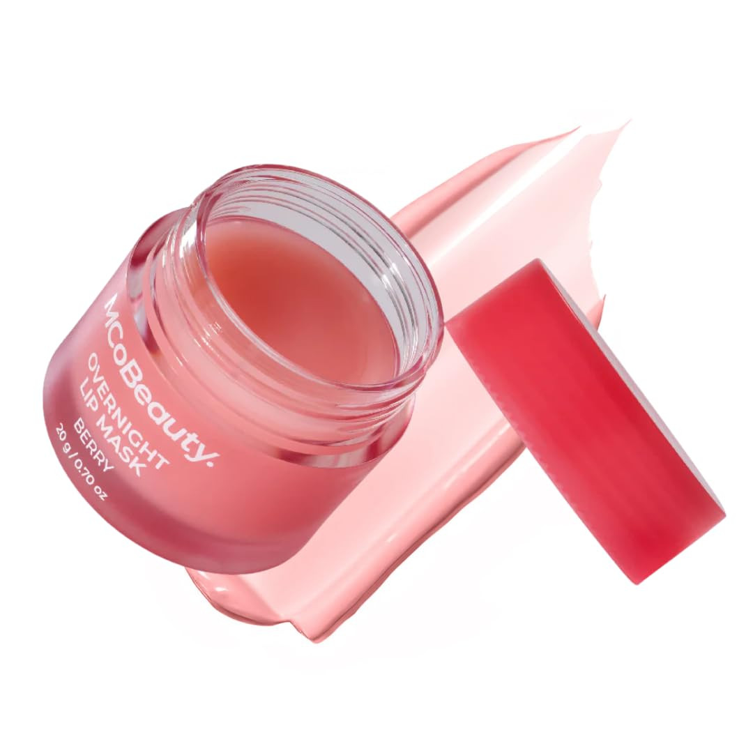 MCoBeauty Double Duty Lip Mask - Berry Hydrating Overnight Balm | Amazon (US)