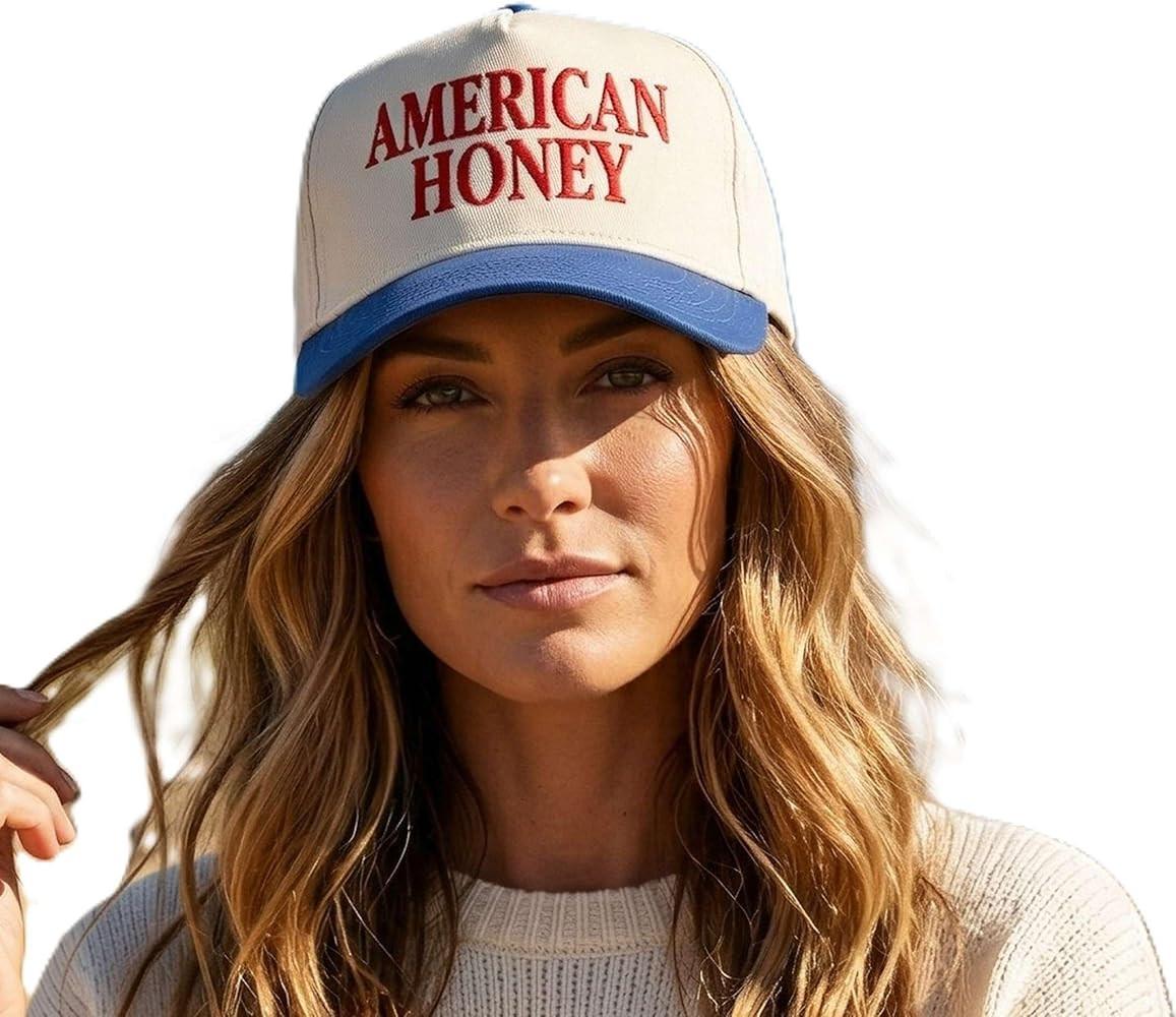 D&Y Retro 2-Tone Canvas Baseball Cap for Women - Funny Embroidered Distressed Snapback, Adjustabl... | Amazon (US)