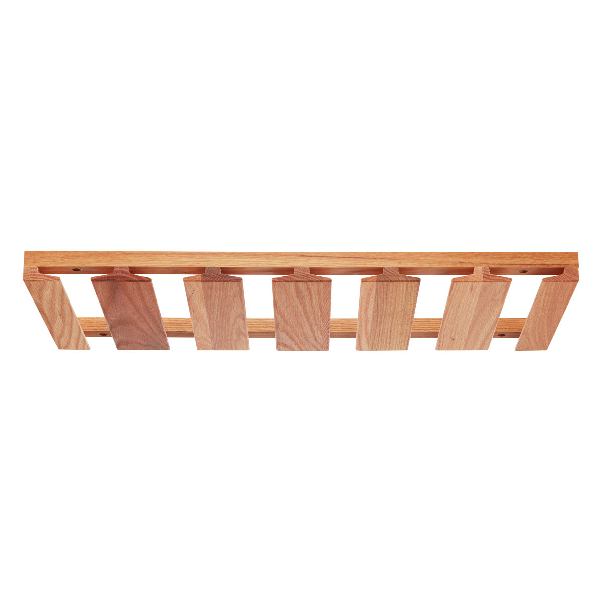 Undercabinet Stemware Rack Oak | The Container Store