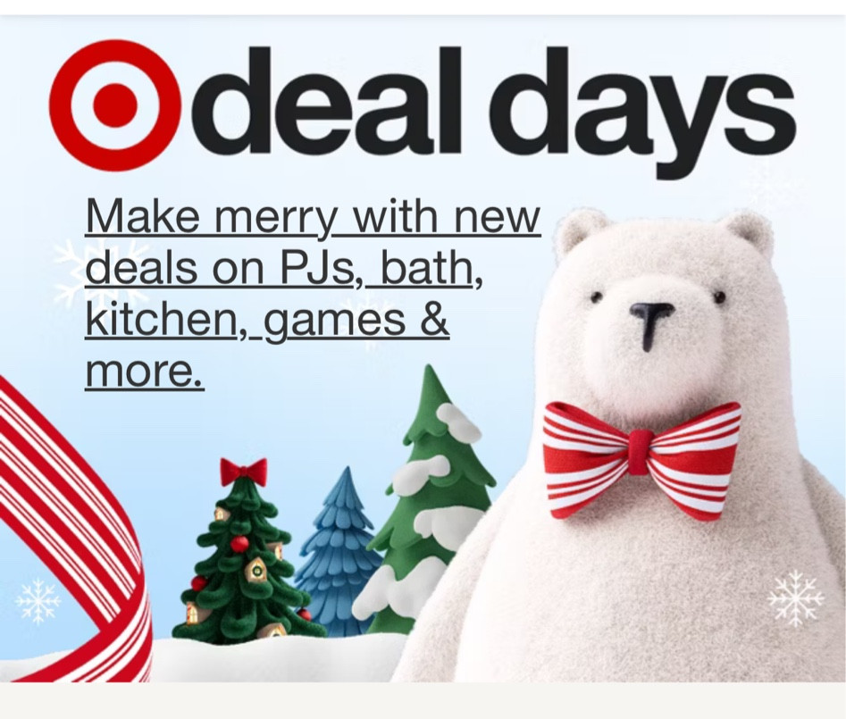 Target deal days!! Guest-favorite Deal of the Day returns Nov. 1 with deals of up to 50% off for Target Circle members! 

#LTKHoliday #LTKCyberWeek #LTKGiftGuide