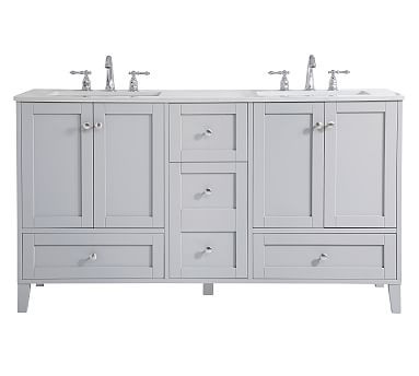 Moro 60" Double Sink Vanity | Pottery Barn (US)