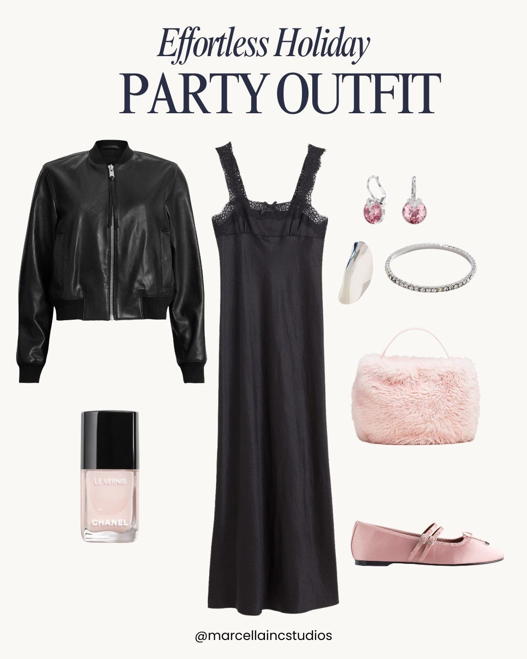 Comfortable, chic holiday party outfit for New Year’s or date night with ballet flat and baby pink color pops.🤍 #holidaypartyoutfit #cocktaildress #cocktailpartyoutfit #comfortable

#LTKHoliday #LTKootd #LTKSeasonal